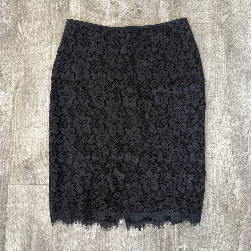 Diane Von Furstenberg 'Scotia' Lace Pencil Skirt - Picture 3 of 6